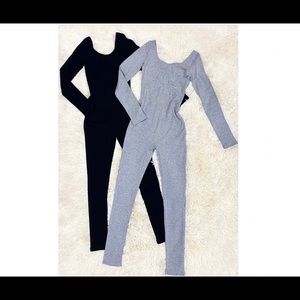 Long sleeve cotton jumpsuit